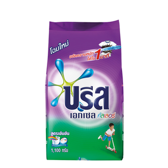 BREEZE ผงซักฟอก บรีสเอกเซล คัลเลอร์เพอร์เฟค 1100 กรัม