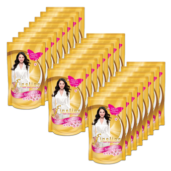 ขายยกลัง FINELINE ไฟน์ไลน์ น้ำยารีดผ้าเรียบ - ถุงเติม 550 มล. - สีทอง (ทั้งหมด 24 ถุง)