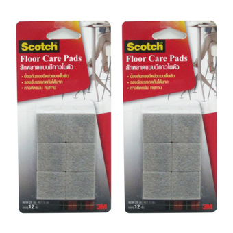 3M สักหลาด แผ่นรองกันรอยเฟอร์นิเจอร์มีกาวในตัว 28 มม สีเบจ (2 แพ็ค)