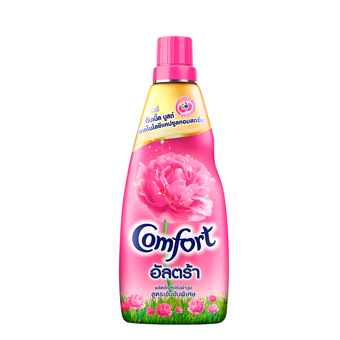 COMFORT น้ำยาปรับผ้านุ่มอัลตร้า สีชมพู ขวด 800 มล.