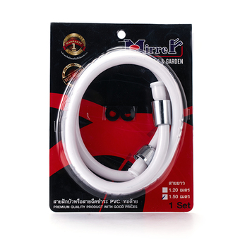 Tesco เทสโก้ สายฝักบัว PVC 1.5 ม. สีขาว # HC-150WH