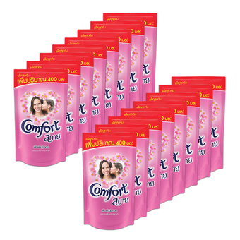 ขายยกลัง! COMFORT คอมฟอร์ท น้ำยาปรับผ้านุ่ม ถุงเติม 1000 มล. – สีชมพู (ทั้งหมด 16 ถุง)