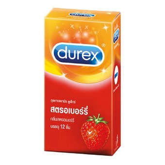 Durex Strawberry Condom (12 PCS.)