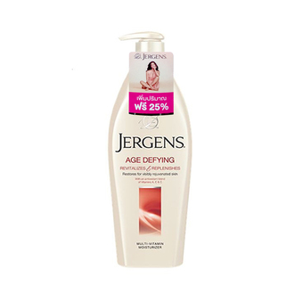 Jergens Age Defying Revitalises & Replenishes Multi - Vitamin Body Lotion เจอร์เกนส์ เอจดีฟายอิ้ง มอยส์เจอไรเซอร์ 813 มล.