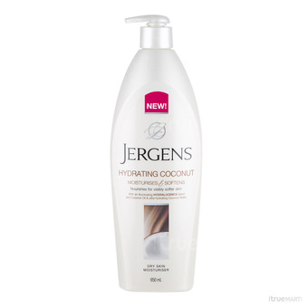 Jergens Hydrating Coconut Dry Skin Moisturiser 650ml body lotion เจอร์เกนส์ ไฮเดรติ้ง โคโคนัท โลชั่นทาตัว 650 มล.