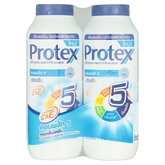 Protex โพรเทคส์ แป้งเย็น คอมพลีท 5 280ก. X2