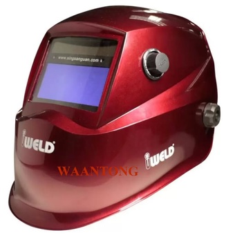 IWELD หน้ากากเชื่อมออโต้ รุ่น IW610G (Red)