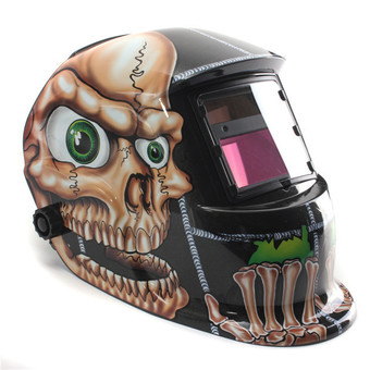 Skull Big Eyes Solar Auto Darkening Welding Helmet Arc Tig Mig Grinding Mask
