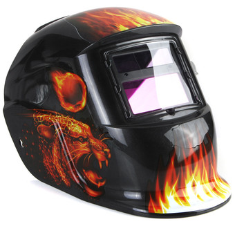 Frame Leopard Solar Auto Darkening Welding Helmet TIG MIG Lens Grinding Mask Hot
