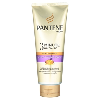 PANTENE แพนทีน โปร-วี ทรี มินิท มิราเคิล คอนดิชันเนอร์ โททัล แดมเมจ แคร์ 10 180มล.