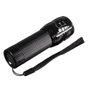 Mini CREE Q5 LED Flashlight Torch 1200LM Focus Zoomable 3 Mode