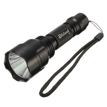 Elfeland High Power C8 XM-L T6 LED 5 Mode 18650 Flashlight Torch