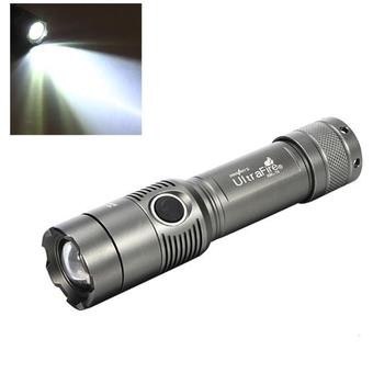 Bigskyie 3000Lm UltraFire CREE XML T6 LED Zoomable 18650 AAA Flashlight Torch Light Lamp Gray free shipping