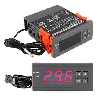 220V Digital LCD Display Temp Temperature Controller Thermostat w/Sensor