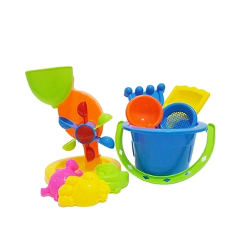 Hellomom ชุดเล่นทราย ถังของเล่น busket sandy beach toys