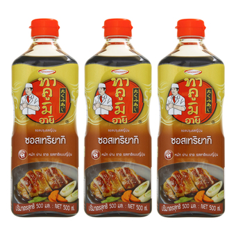 TAKUMI ? AJI ทาคูมิ ? อายิ ซอสเทริยากิ 500 มล. (แพ็ค 3 ขวด)