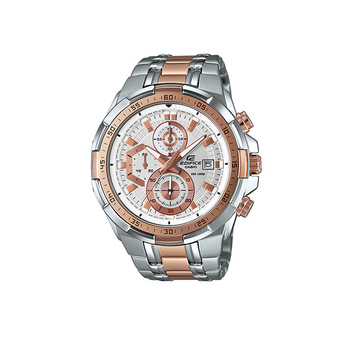Casio Edifice นาฬิกาข้อมือชาย สายสแตนเลส รุ่น EFR-539SG-7A5 - Silver/Pinkgold