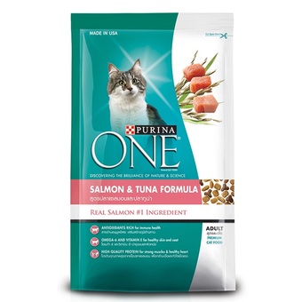 Purina One อาหารแมวโต รสแซลมอนและทูน่า ขนาด 450g
