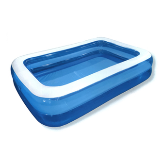 Telecorsa สระน้ำเป่าลม ทรงสี่เหลี่ยม ขนาด 200x120x40 ซม. รุ่น Swim001 (สีฟ้า)