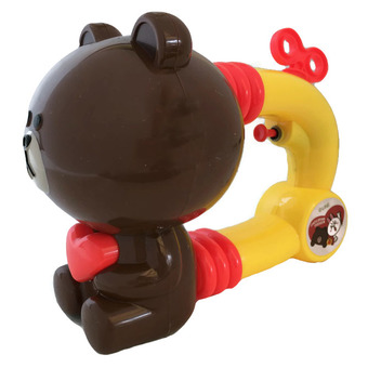 Rctoystory ปืนฉีดน้ำ Brown 3D (น้ำตาล/เหลือง)