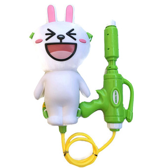 Rctoystory ปืนฉีดน้ำ เป้ฉีดน้ำ ไลน์ cony เต็มตัว (เขียว)