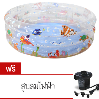 JiLong สระน้ำกลม 3ชั้น ขนาด 170x170x53cm