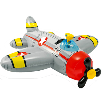 Toy&#039;s Mart Water Gun Plane Ride On Kids Swimming Pool Float Raft with Squirt Gun