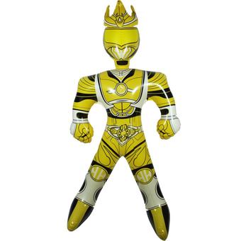 BKL TOY หุ่นเป่าลม หุ่นเป่าลมอากิเรนเจอร์ สีเหลือง 9504-Y