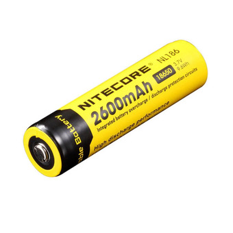 NITECORE NL186 2600mAh 3.7V 9.6Wh 18650 (Black/yellow)