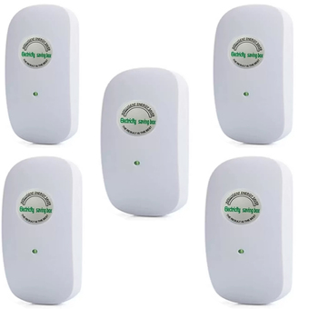 5PCS Crony 30000W Power Electricity Saving Box Saver Electricity Voltage 90V-250V(White)