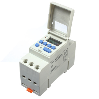 AC 220V 16A DIN Rail Digital Programmable Timer Relay Delay Switch + Manual - Intl