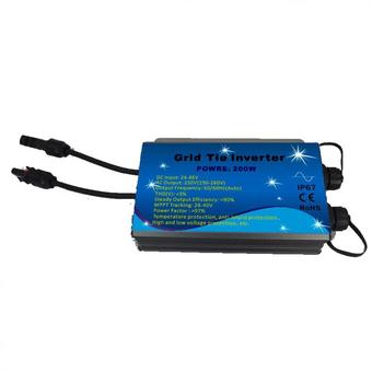 Y&amp;H 200W Waterproof Grid-Tie Inverter(0.2KW) DC input 22V-45V WMVC-200W-36V-220V - Intl