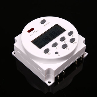 12 Volt 16 Amp LCD Display Programmable Timer Switch for Light Water Pump