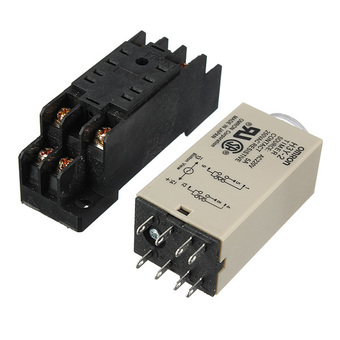 AC 220V H3Y-2 Power On Time Delay Relay Solid-State Timer 1.0~30Min DPDT Socket - Intl