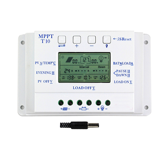 Y-SOLAR 12V/24 10A LCD PWM Solar Controller Lighting System LCD Dispaly Dual Timer MPPT10