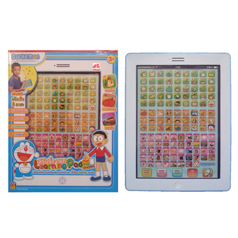 MOMMA Tablet โดราเอมอน 3 ภาษา ไทย อังกฤษ จีน Doraemon Tablet 3 Languages Thai English Chiness (สีขาว)
