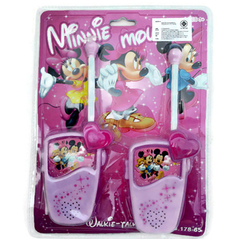 Toy&#039;s Mart Walkie Talkie Cartoon Minnie Mouse - Pink