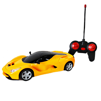 Wisher Toys รถบังคับวิทยุ Super Sport Car 4 CH -E8009A สีเหลือง
