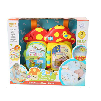  ดรีมไลท์หนังสือนิทานรูปเห็ด 2in1 Projection Learning Book