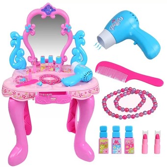 OA Baby ชุดโต๊ะเครื่องแป้งเด็ก มีเสียง และ มีไฟ (สีชมพู)