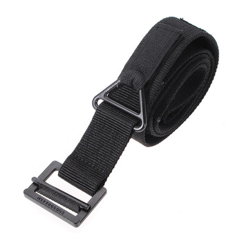 CQB Survival Adjustable Tactical Belt Emergency Rescue Rigger Militaria Military Black (Intl) (Intl)
