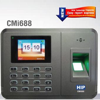 HIP CMi688 เครื่องสแกนลายนิ้วมือ อ่านบัตรและรหัสผ่านเพื่อบันทึกเวลา พร้อม Battery ภายในตัวเครื่อง แถมฟรี Adapter 5V1A มูลค่า 250 บาท