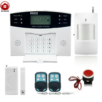 LCD Wireless&amp;wired GSM Home Security Alarm System Kit