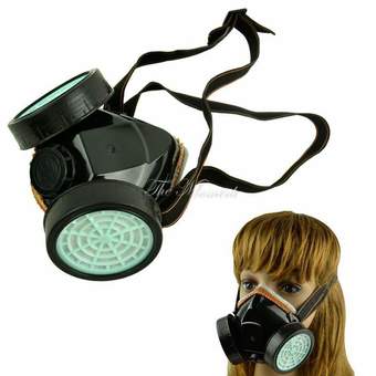 Happycat Spray Respirator GasÂ Safety AntiDust Chemical Paint Spray Mask