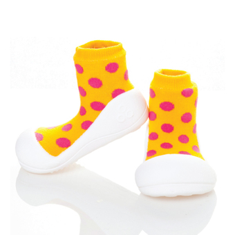 Attipas รองเท้าหัดเดินเด็ก รุ่น Polka Yellow - AD01
