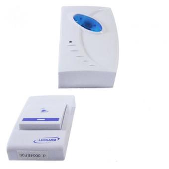 LUCKARM กริ่งบ้านไร้สาย แบบใช้ปลั๊กไฟ 220 v รุ่น 8306 (สีขาว/ฟ้า)