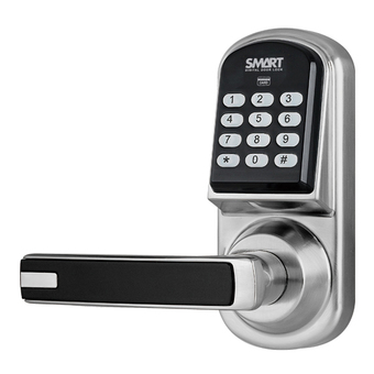 SMART Digital door lock กลอนประตูดิจิตอล รุ่น MF200s (สีเงิน) มือจับซ้าย