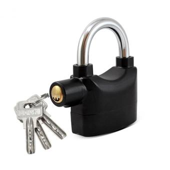 Telecorsa Alarm Lock กุญแจ ใช้ได้กับ ประตูบ้าน รถมอเตอร์ไซต์ ที่ล็อคล้อจักรยาน มีเสียงเตือน รุ่น 110 DBA (สีดำ)