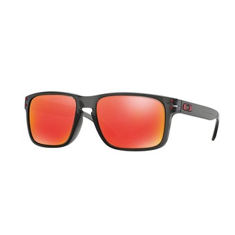 Oakley แว่นกันแดด รุ่น Holbrook (A) OO9244 - Performance Lifestyle - Grey Smoke (924404) Size 56 Ruby Iridium