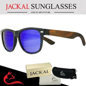 JACKAL แว่นกันแดดขาไม้ Jackal Semi-Wooden Sunglasses รุ่น Traveller TL009P
